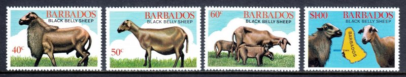 Barbados - Scott #566-569 - MNH - SCV $2.50