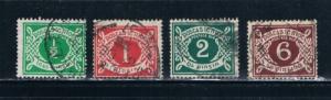 Ireland J1-J4 Used Postage Due (I726)