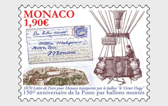 2020 Monaco Ballon Montes (Scott NA) MNH