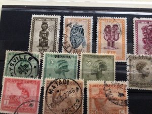 Belgian Congo mounted mint & used stamps A12920