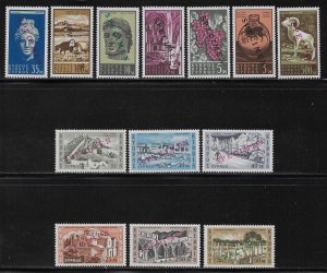 CYPRUS SC# 206-18 SPECIMEN SET FVF/MOG