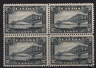 Canada #156 VF/NH Block