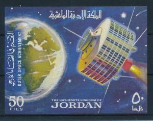 [20633] Jordan 1965 Space Travel Weltraum Imperf. Souvenir Sheet MNH