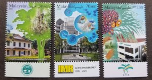 Malaysia Research Centre 2023 Medical Forest Tree Palm Oil Virus (stamp logo MNH