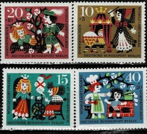 GERMANY BERLIN 1964 GRIMMS FAIRY TALES SLEEPING BEAUTY MNH