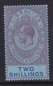 Gibraltar #85a  MNH  1924 George V  2sh