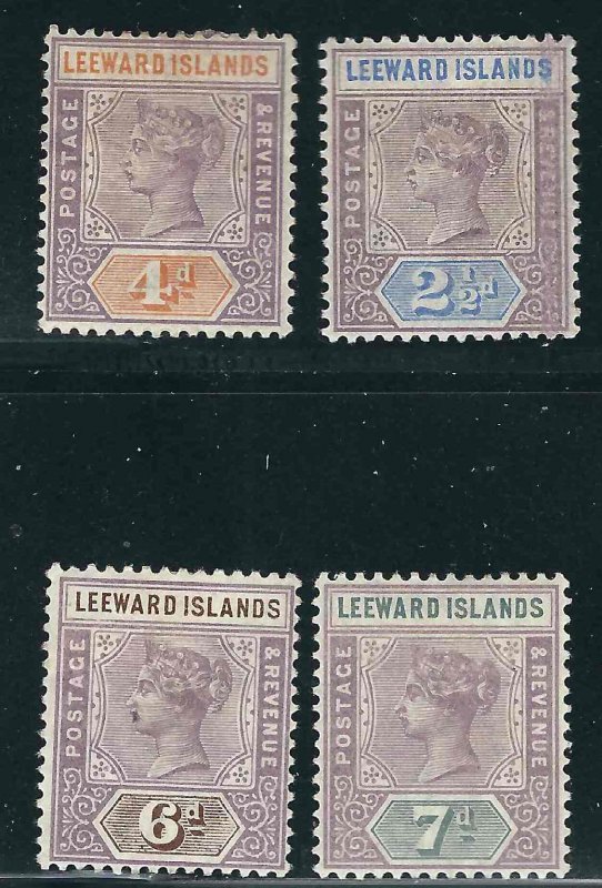 Leeward Is 4 Different MLH 1890 SCV $43.75