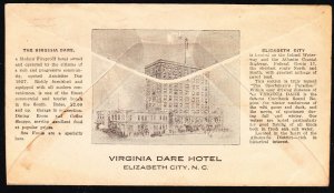 Elizabeth City NC - Virginia Dare Hotel / Robinson Pecan Groves - 1932