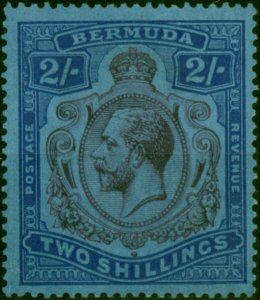 Bermuda 1927 2s Purple & Bright Blue-Pale Blue SG88 Fine MM (3)