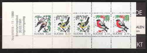 FINLAND MNH COMPLETE BOOKLET BIRDS AAE8719