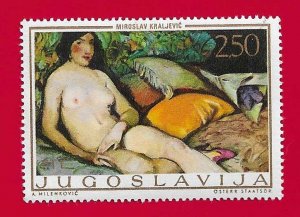 YUGOSLAVIA SCOTT#998 1969 2.50d OLYMPIA PAINTING - MH