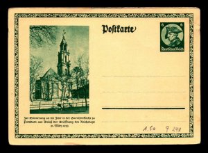 Germany 1930s 6pf Potsdam Postal Card Unused / Light Edge Creasing - L7808