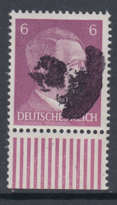 Germany Soviet Zone SBZ - LOCAL ROTSCHAU 6Pf HITLER head - Expertized Valicek