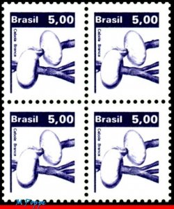 1661 BRAZIL 1982 - ECONOMIC RESOURCES, ONIONS, VEGETABLES, PLANTS, 605 BLOCK MNH