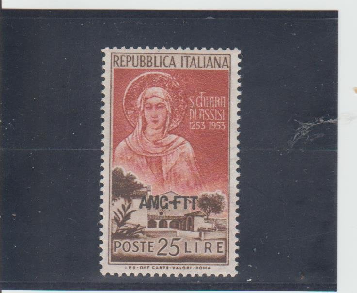 Trieste  Scott#  169  MH  (1953 Overprinted)