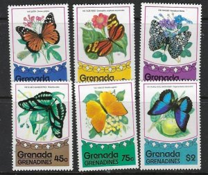 Grenada Grenadines 76-81 MNH 1975 missing low value (fe1354)