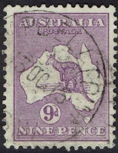 AUSTRALIA 1915 KANGAROO 9D 2ND WMK USED