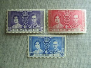 Mauritius, Scott# 208-210, MNH