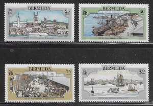 Bermuda Scott #'s 656 - 659 MNH