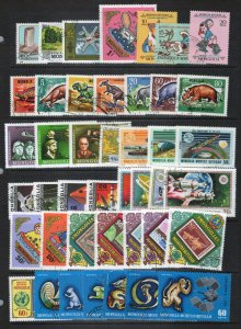ZAYIX Mongolia Collection of Used Sets & Singles Space Prehistoric 101623S84
