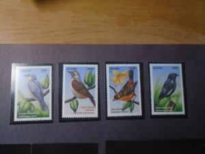 Uganda  #  1611-14  MNH   Birds