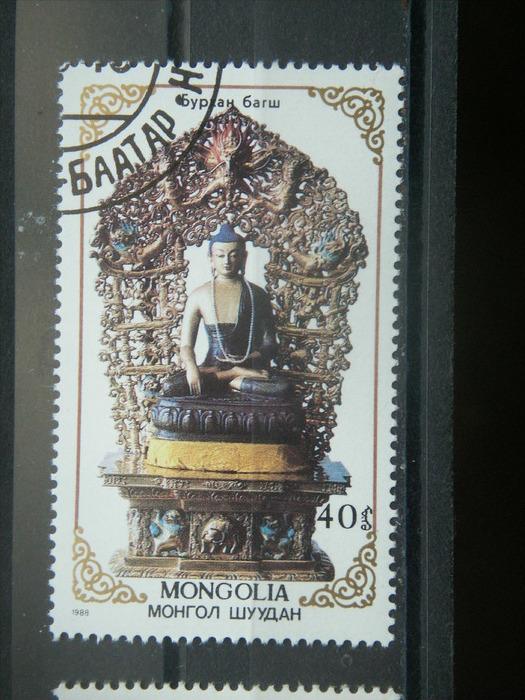 MONGOLIA, 1988, used 40m, Buddhist Scott 1694
