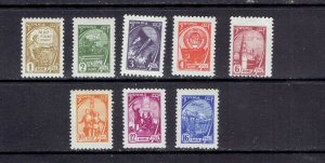 RUSSIA - 1961 DEFINITIVES SHORT SET - SCOTT 2439//2448 - MLH - SEE DESCRIPTION