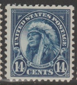 U.S. Scott Scott #565 American Indian Stamp - Mint Single