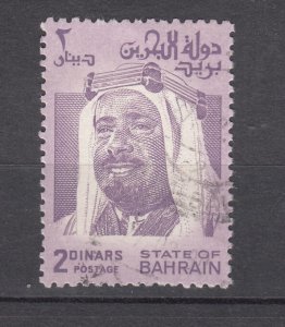 J40966 JL Stamps 1976 bahrain used #239 sheik perf 12 x 12 1/2