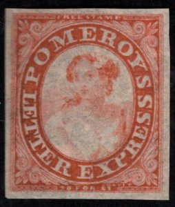 US #LOCAL 117L5  Pomeroy, VF/XF unused, red on white, a nice fresh stamp, goo...