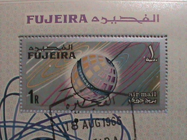 FUJEIRA-AIRMAIL-1965 SPACE PROGRAMS-CTO S/S VERY FINE PLEASE WATCH CAREFULLY