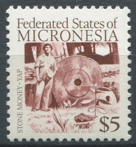 Micronesia Sc#20 MNH, $5 brn lake, Landscapes (1984)