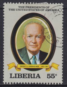 Liberia 942 American Presidents 1982