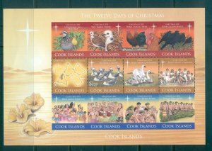 Cook Is. - Sc# 1390e. 2011 Christmas. MNH. Souv. Sheet. $13.00.