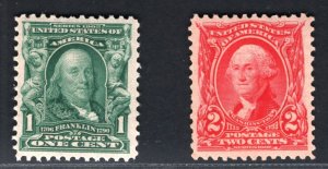 SCOTT #300 & 301 - MINT - OGnh - VF-XF    (LB 7/11) 