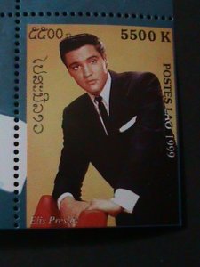 ​LAOS- 1999-FAMOUS ROCK & ROLL MOVIE STAR-ELIS PRESLEY S/S MNH VF LAST ONE