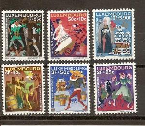 Luxembourg B246-251 MNH