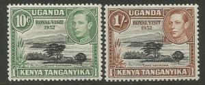 KENYA,UGANDA,TANZANIA  # 98-99  MNH (1952) C.V. $1.45