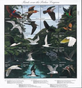 US 402 Trust Territories Palau NH VF Lagoon Birds M/S