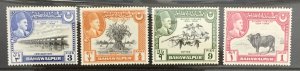 Bahawalpur 1949 #22-5, Panjnad Weir & Others, MNH.