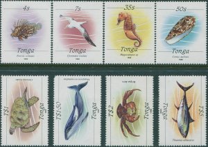 Tonga 1988 SG1001-1017 Marine Life 1989 series MNH