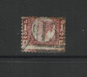 Great Britain SG# 49, Used, Plate 8, shallow hinge thin - S851