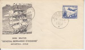 1948 Chile General Bernardo O'Higgins Antarctic Base Cover