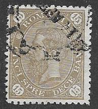 Romania  Scott 105  Used