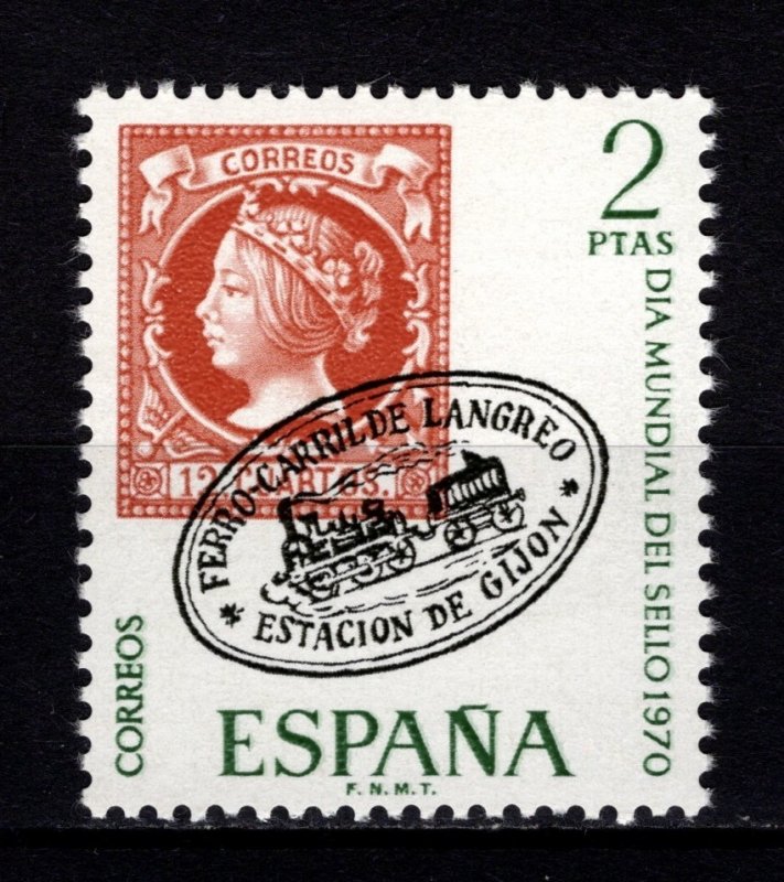 Spain 1970 World Stamp Day, 2p [Mint]