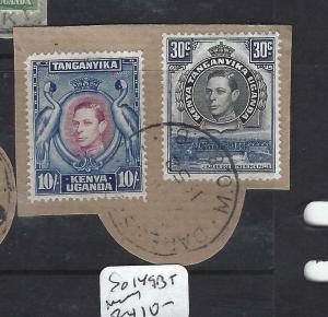 KENYA,UGANDA,TANGANYIKA  (PP1904B)  KGVI 10/-+30C SG 149B+  VFU