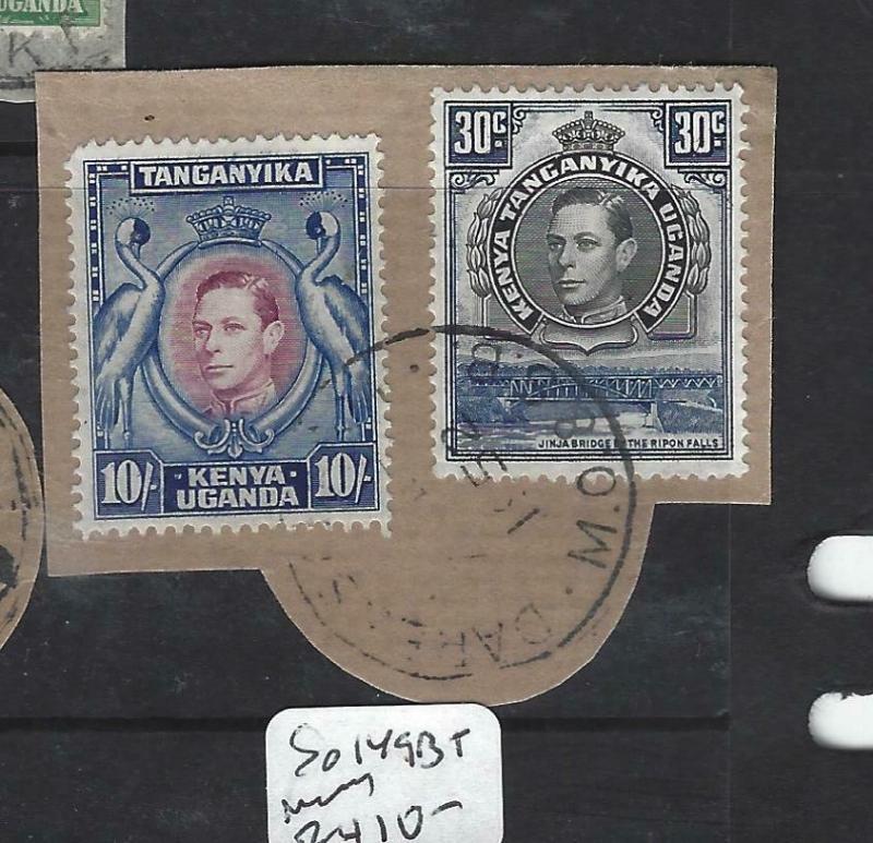 KENYA,UGANDA,TANGANYIKA  (PP1904B)  KGVI 10/-+30C SG 149B+  VFU