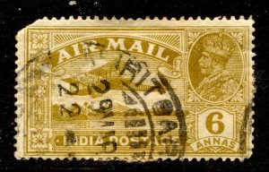 India Stamp #C4 USED  AIR POST SINGLE