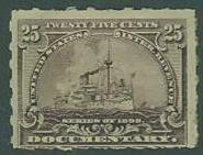 USA SC# R169 Battleship $0.25 MNG