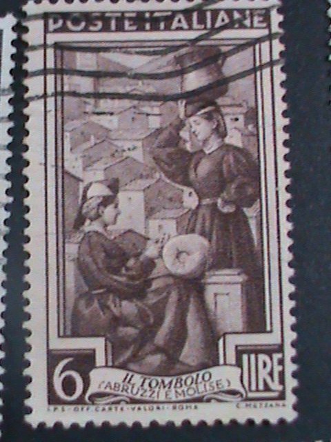 ​Italy Stamp: Very Old antique used Stamp set #3 Rare- very hard to find.